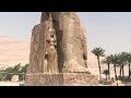 Deux colosses d'Amenhotep III dévoilés en Egypte