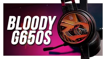 Бюджетная игровая гарнитура Bloody G650S / Для тех, кто в танке