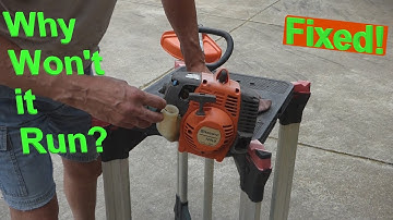 Diagnose en reparatie van een onkruidtrimmer die niet start of draait - Husqvarna brandstofproble...