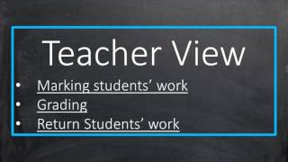Marking students work in Google Classroom