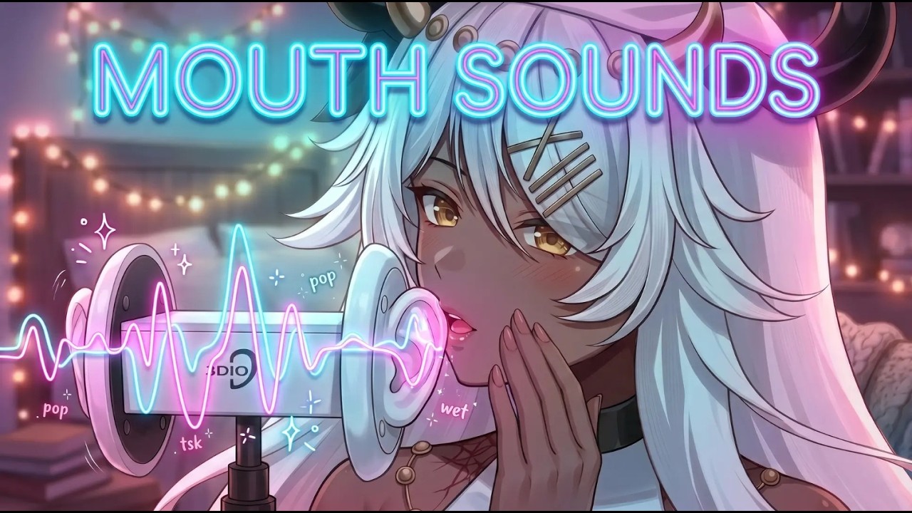 🐐 VTuber Goat Mouth Sounds ASMR 🖤 | Gothic Bedroom Ambience 🕯️