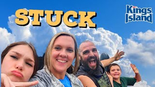 Stuck on a Rollercoaster! Kings Island Vlog