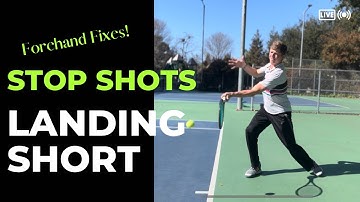 Short Forehands: 4 Fixes To Hit Deeper! (Technique Explained)