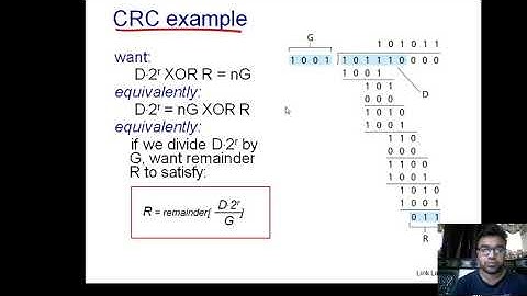 11. CRC (Cyclic Redundancy Check)
