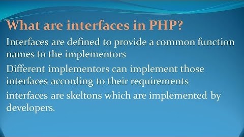 PHP Interview Questions and Answers for freshers and experienced– Part 3