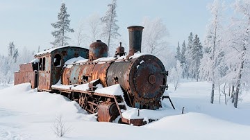 Lost Giants of the Rails - 40 Abandoned Steam Locomotives Around the World