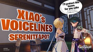 XIAO'S VOICELINE in SERENITEAPOT MOVE-IN | English and Japanese