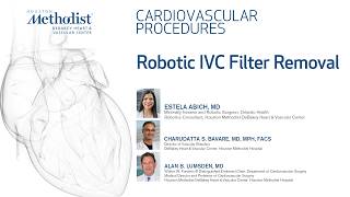 Robotic IVC Filter Removal