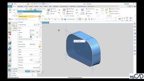 NX12 Tutorial - Thiết Kế Cơ Bản - Curve Rule - Quy Tắc Chọn Đường Cong 3