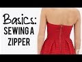 Basics: How to sew a Zipper (in the back of a dress)