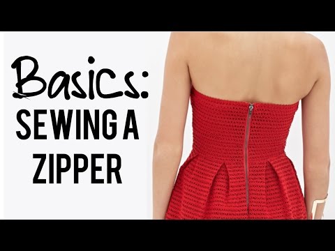 Video: How To Sew A Zipper Into A Dress
