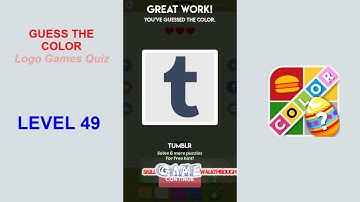 Guess the Color - Logo Games Quiz Level 49 - Walkthrough