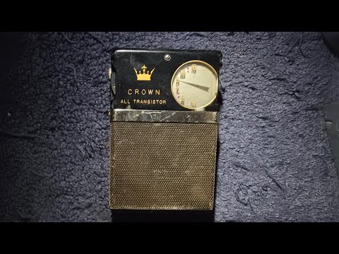 1959 Crown 3 Transistor AM Pocket Radio Diagnosis And Repair
