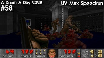 Doom Unholy Realms MAP05: "Slime Depository" UV Max Speedrun 4:30 100% Kills / 100% Secrets