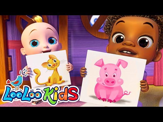 𝑵𝑬𝑾🐶🐱Animal Sounds - LooLoo KIDS Nursery Rhymes and Children's Songs class=