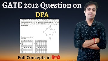 GATE 2012 Question based on DFA