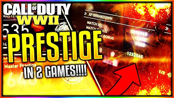 HOW TO GET 100,000XP PER GAME! PRESTIGE & LEVEL UP FAST IN WW2?