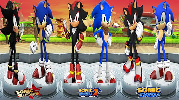 Sonic Forces vs Boom vs Dash - Shadow and Sonic - All Characters Unlocked - Android Gameplay 3D