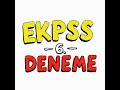 EKPSS 6. DENEME