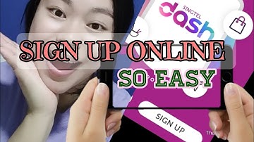 Paano mag register sa Singtel Dash