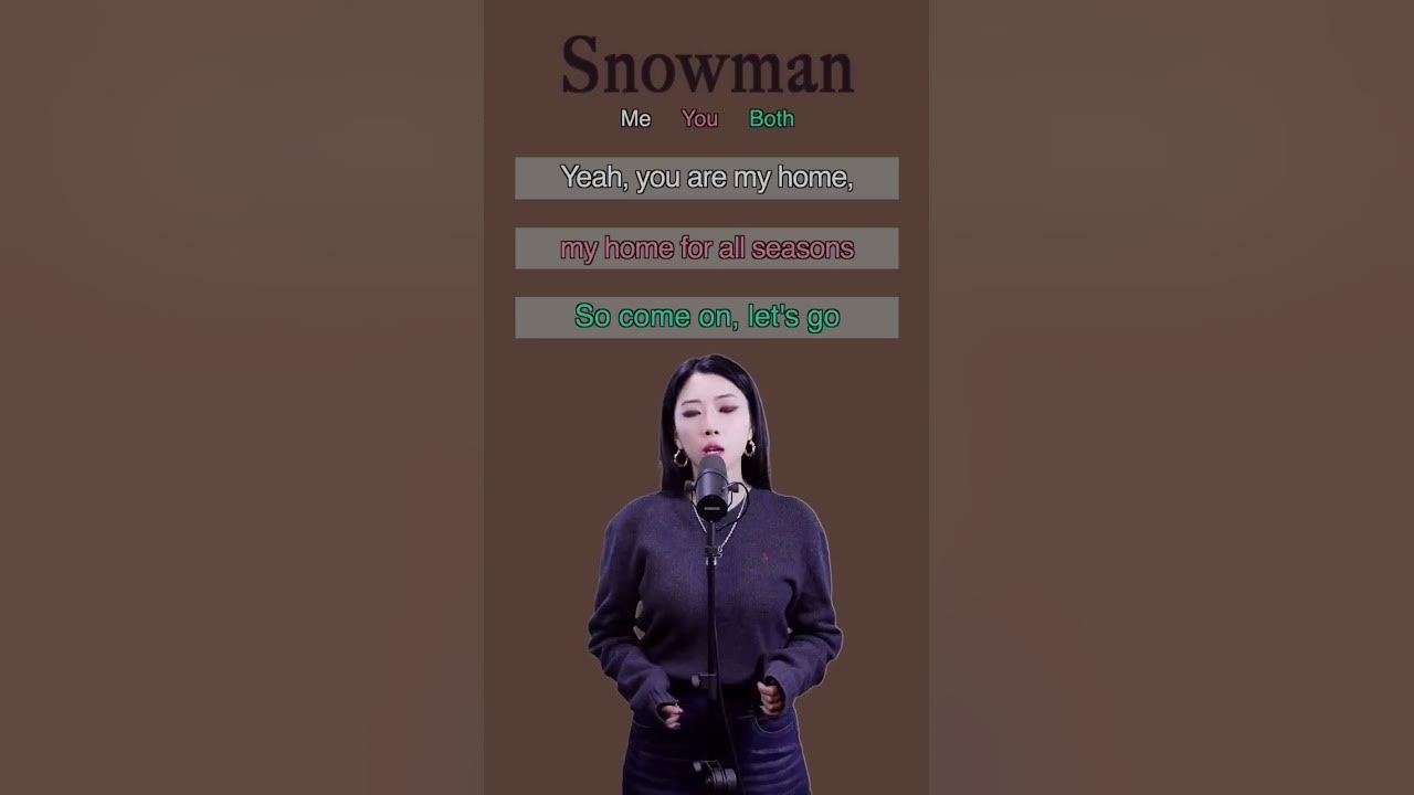 Sia - Snowman ☃ | Singing Duet Challenge 🎤 | Sing with me #shorts