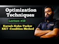 Karush-Kuhn-Tucker Conditions #optimizationproblems #maximaandminima @Xpertmaths19