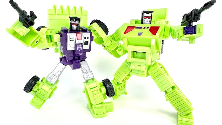 Too Awesome!!! Transformers Studio Series Voyager Constructicon Scrapper Devastator Chefatron Review