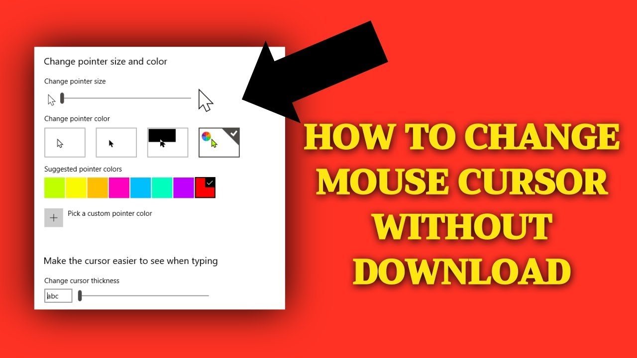 how do you change the color of your mouse