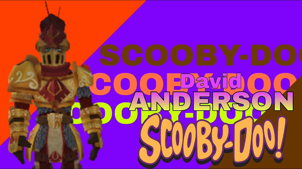 David Anderson Scooby Doo driver card 