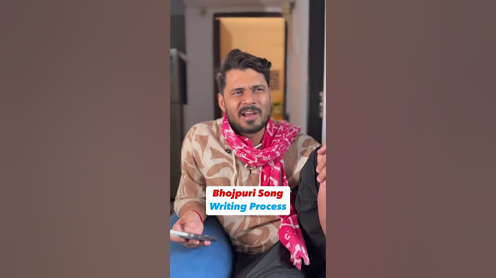 BHOJPURI SONG WRITING PROCESS #comedy #bhojpuri #reel
