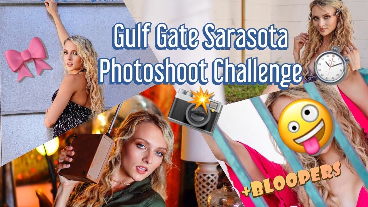Gulf Gate, Sarasota PHOTO📸SHOOT Challenge +Bloopers🤪