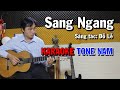 Sang ngang  tone nam  beat guitar  karaoke nbc