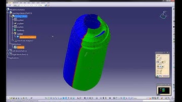 CATIA V5 - Using Draft Analysis with Imagine & Shape to Optimise Design