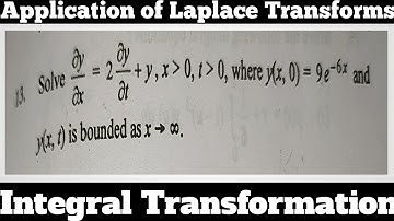 45. Application of Laplace Transform - Most Important Question#13 - Complete Concept