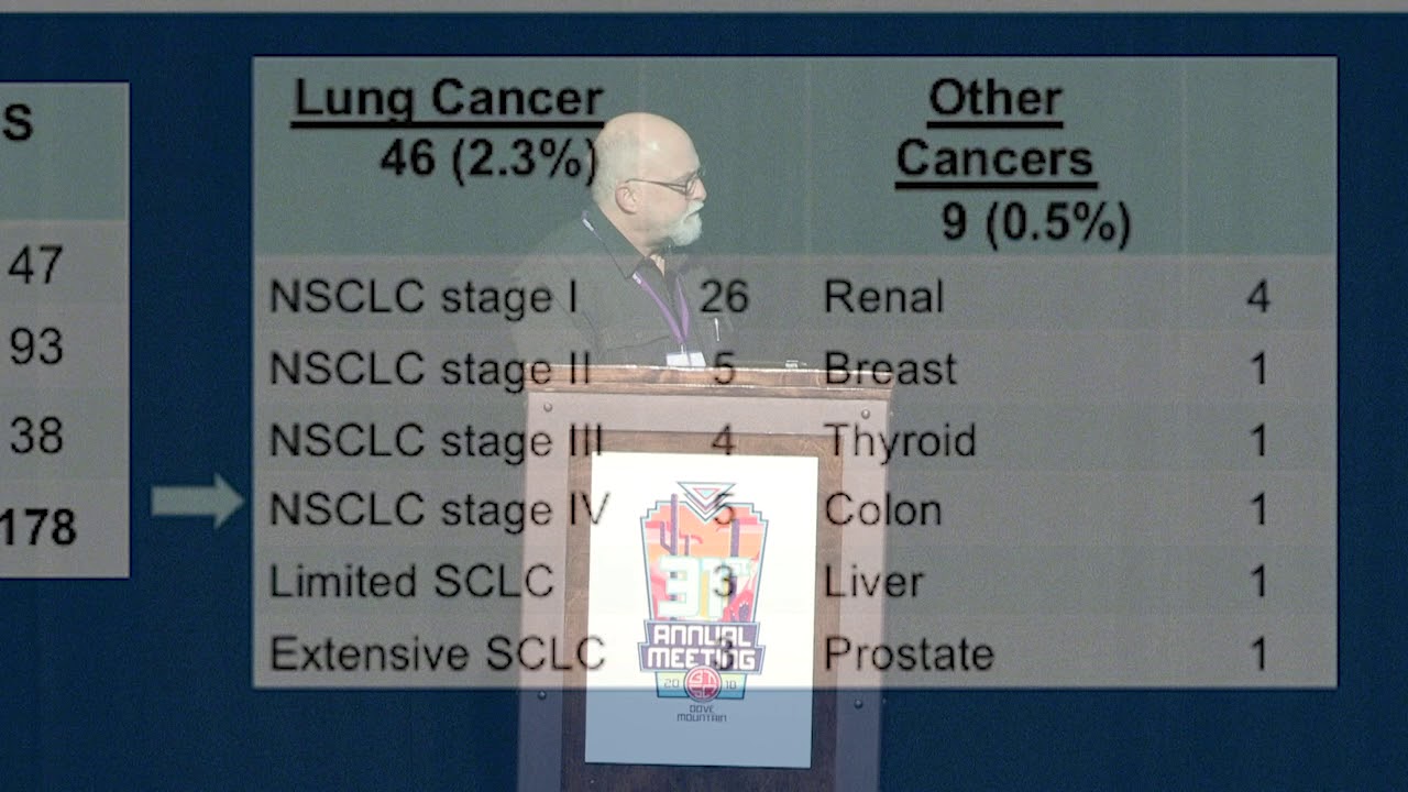 Results of Low Dose CT lung Cancer Screening – Dr. John Handy