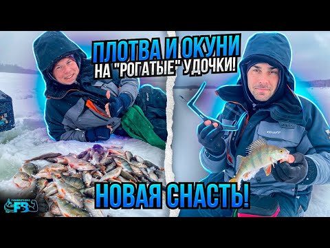 Ловля окуня и плотвы на РОГАТУЮ УДОЧКУ! Какая снасть удобнее, плюсы и минусы Удочки - рамки.