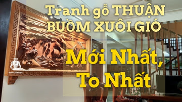 Toàn Bộ Quy Trình Chế Tác Bức Tranh Gỗ Thuận Buồm Xuôi Gió Dài 3m, cao 1m47. Đục Tay Tỉ Mỉ, Kỹ Nét.