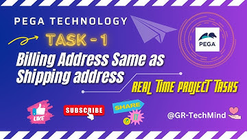 Billing Address Same as Shipping Address | PEGA | Practice Real Time Project Works