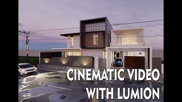 Cinematic 3d rendering video using Sketchup Enscape and Lumion