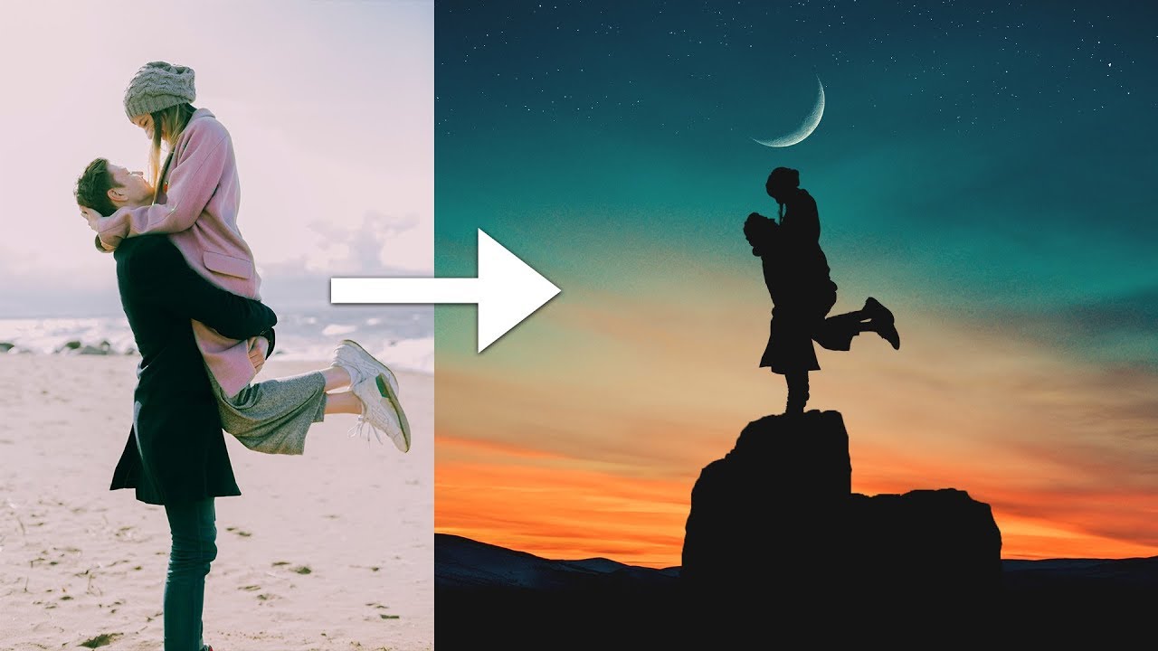Silhouette Effect Photoshop Manipulation Tutorial YouTube Silhouette Effect Photoshop Manipulation Tutorial YouTube