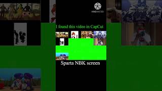 Sparta NBK screen not my video but I found #capcut