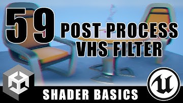 Post Process VHS Filter - Shader Graph Basics - Episode 59