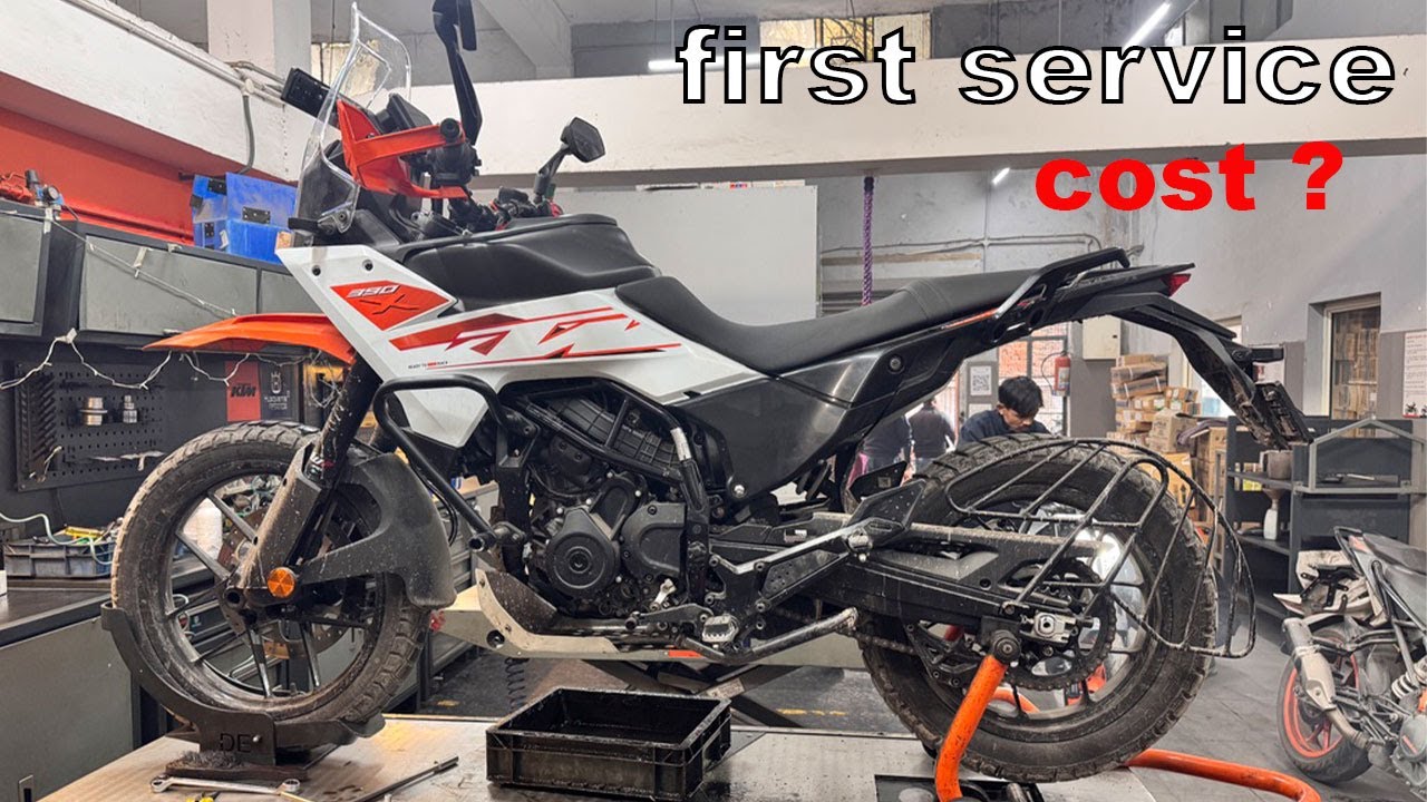 My New Bike Ki First Service | KTM 390 Adventure X