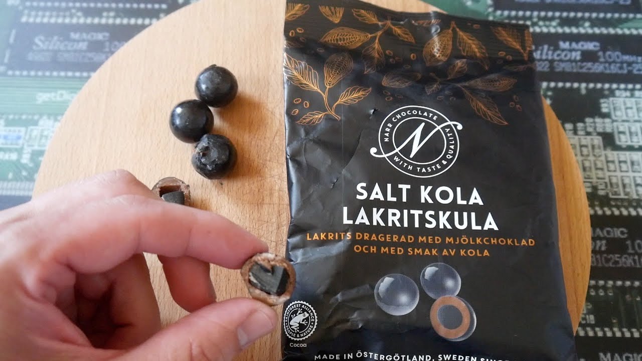 Narr Salt Kola Lakritskula 🤩 Karamell Lakritzkugeln & Milchschokolade