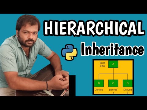 HIERARCHICAL INHERITANCE IN PYTHON PROGRAMMING || PYTHON PROGRAMMING IN TELUGU