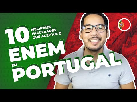 10 MELHORES FACULDADES em PORTUGAL que ACEITAM O ENEM para BOLSA DE ESTUDOS