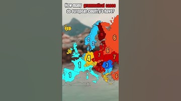 How many grammatical cases are in every european country? #mapping #language #europe #geography #map