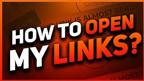 UPDATED: How To Open My Affiliated Link | GPLink | RG Tricks