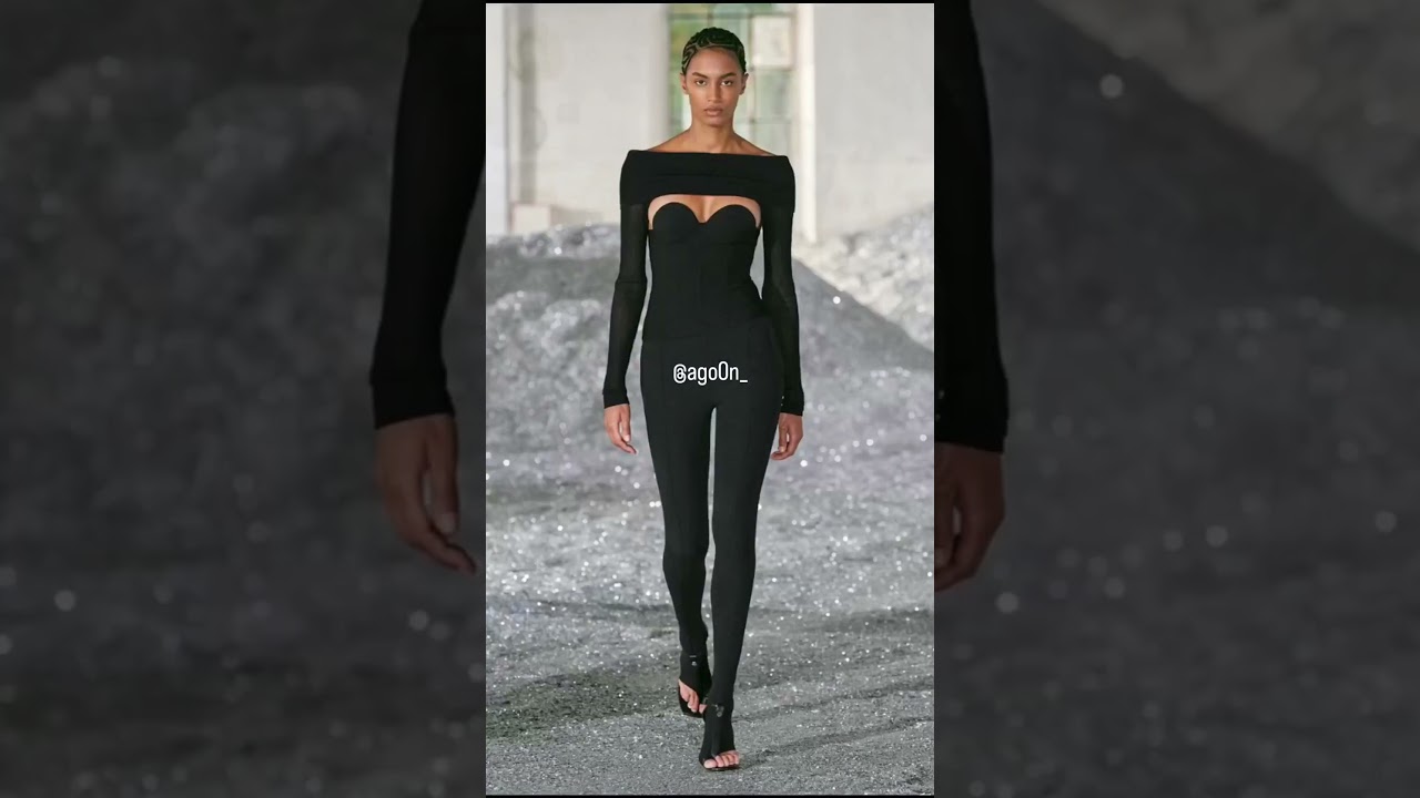 futuristic black dress 