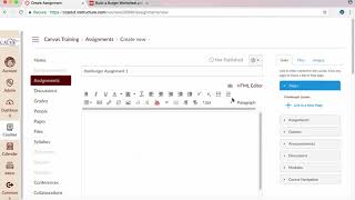 Creating an Assignment Part 1   Overview